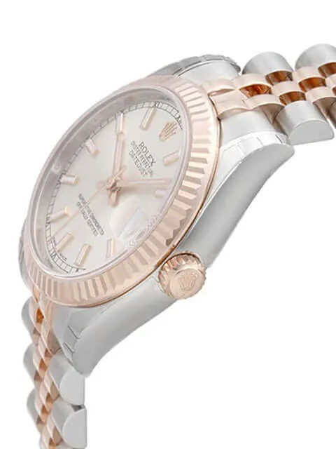 Rolex Datejust 31 Edelstahl Roségold 178271 Silber Jubile