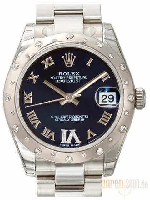 Rolex Datejust 31 178344 Purple R DIA Oyster-Band