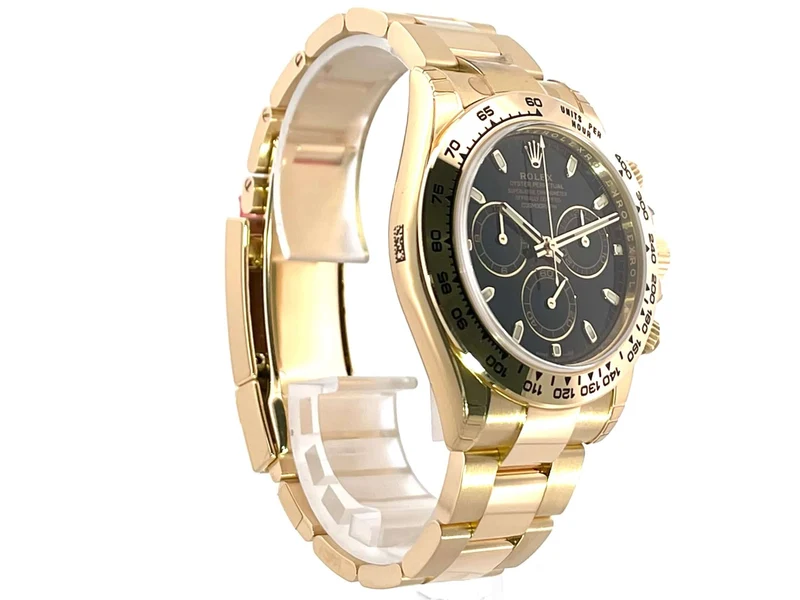Rolex Cosmograph Daytona 18 kt Gelbgold 116508 Schwarz