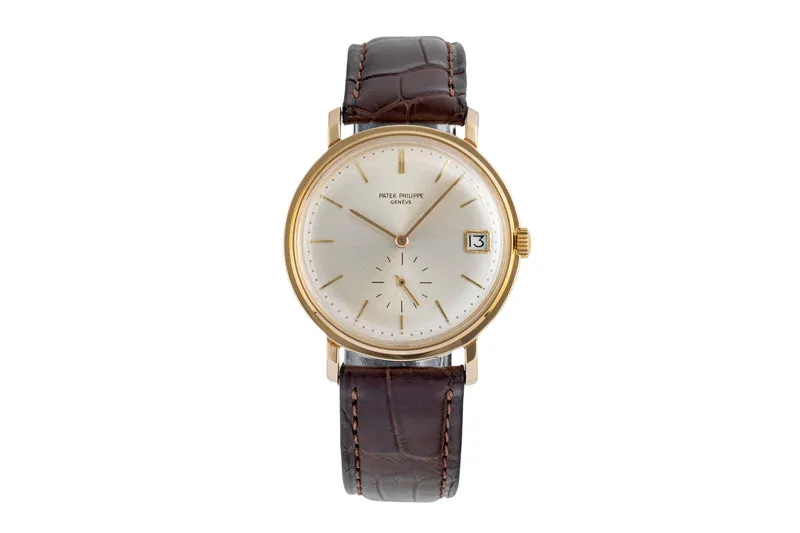Patek Philippe Calatrava 18 ct gold automatic men's watch 3445 Vintage [2506495]