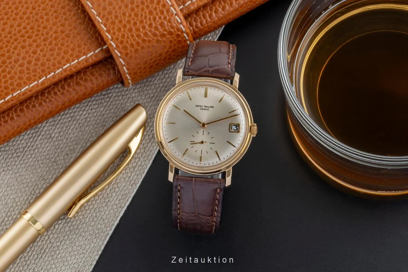 Patek Philippe Calatrava 18 ct gold automatic men's watch 3445 Vintage [2506495]