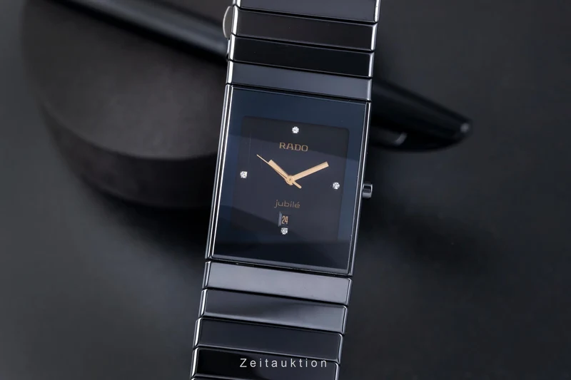 Rado Diastar Ceramica ceramic / titanium quartz men's watch 01.152.0347.3.071 [2506400]