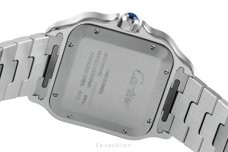 Cartier Santos steel automatic men's watch WSSA0009 LP: 8850EUR [2506566]
