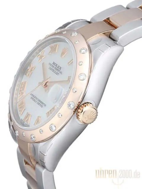 Rolex Datejust 31 Edelstahl Roségold 178341 Diamant Lünette Perlmutt R