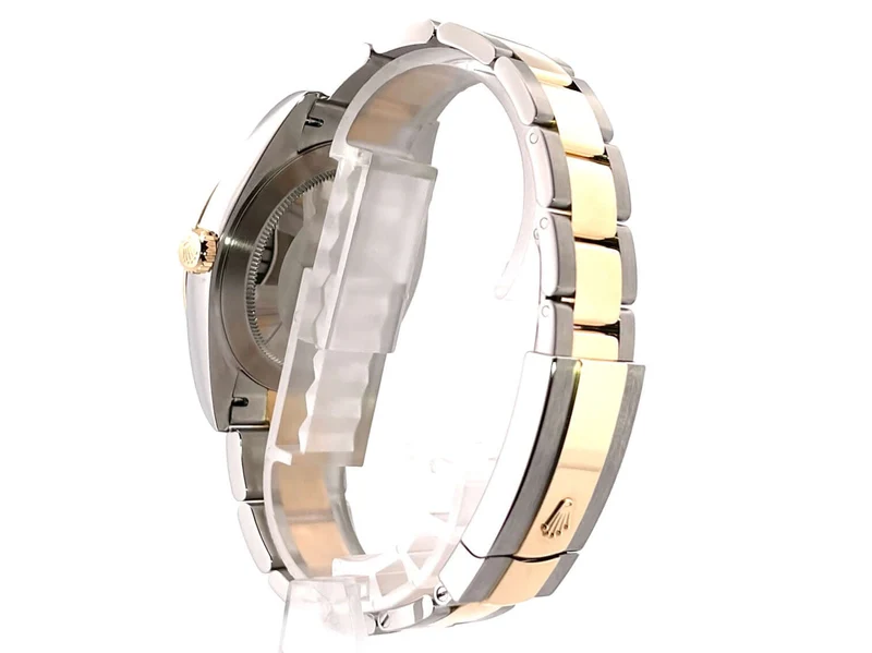 Rolex Datejust 41 Edelstahl Gelbgold 126333 Silber Index