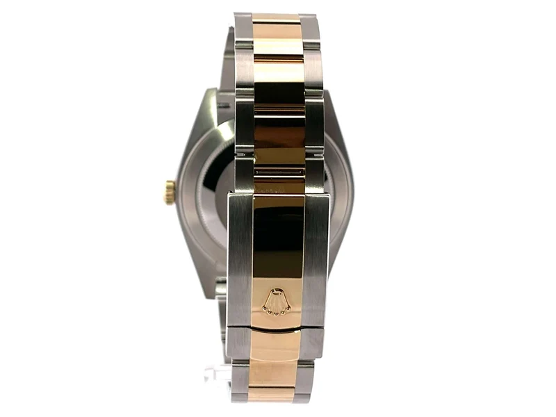 Rolex Datejust 41 Edelstahl Gelbgold 126333 Silber Index