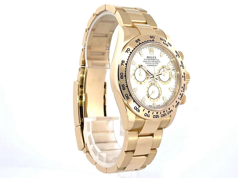 Rolex Cosmograph Daytona 18 kt Gelbgold 116508 Weiß