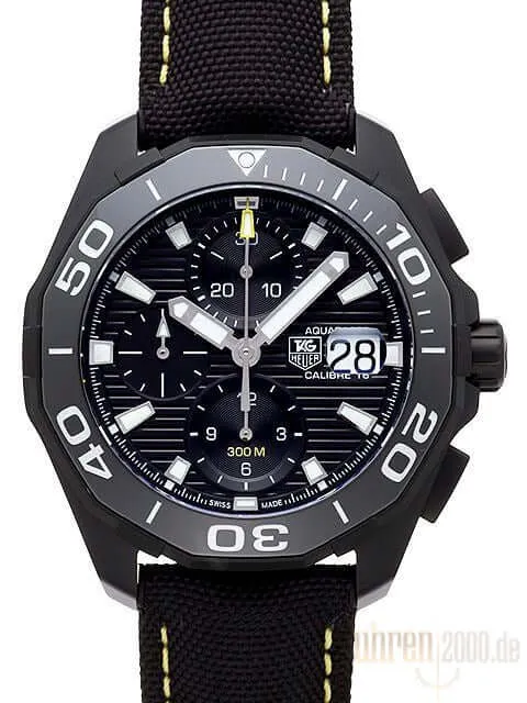 TAG Heuer Aquaracer 300M Calibre 16 Chronograph Black 43 mm CAY218A.FC6361