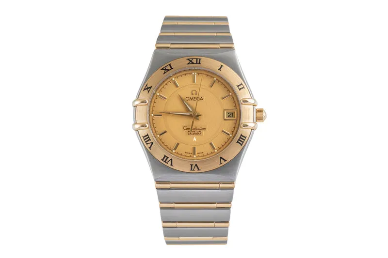 Omega Constellation steel / gold quartz men's watch 1252.10.00 396.1202 [2505845]