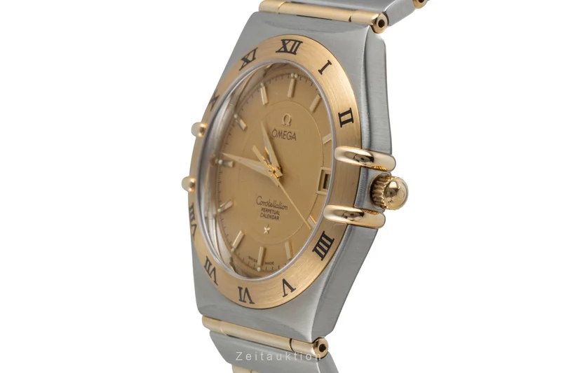 Omega Constellation steel / gold quartz men's watch 1252.10.00 396.1202 [2505845]