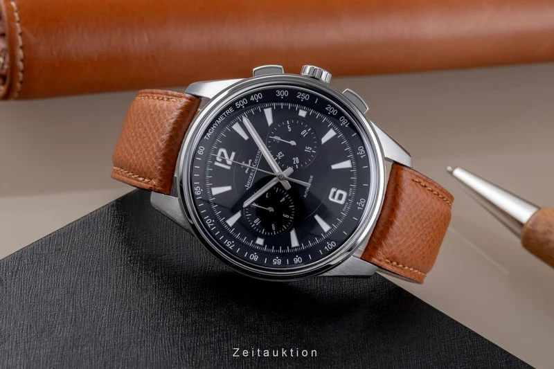 Jaeger LeCoultre Polaris chronograph steel automatic men's watch Q9028471, 842.8.C1.S LP: 16000EUR [2505817]