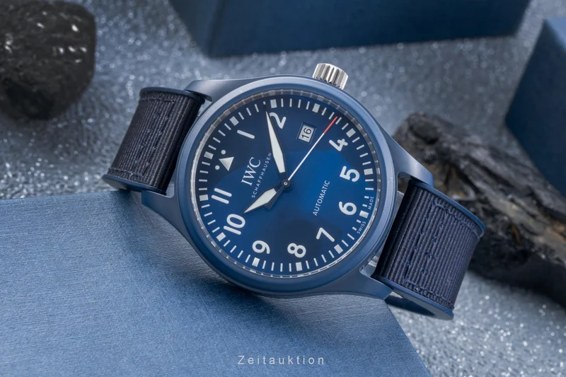 IWC Pilot ceramic / titanium automatic men's watch IW328101 LP: 7000EUR Limited [2506355]