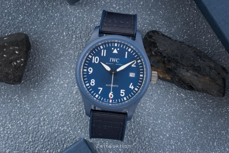 IWC Pilot ceramic / titanium automatic men's watch IW328101 LP: 7000EUR Limited [2506355]