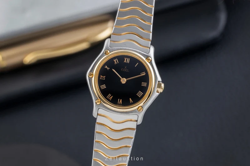 Ebel Classic Wave steel / gold quartz women's watch 1057901 [2504459]
