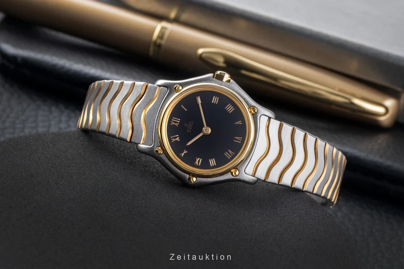 Ebel Classic Wave steel / gold quartz women's watch 1057901 [2504459]
