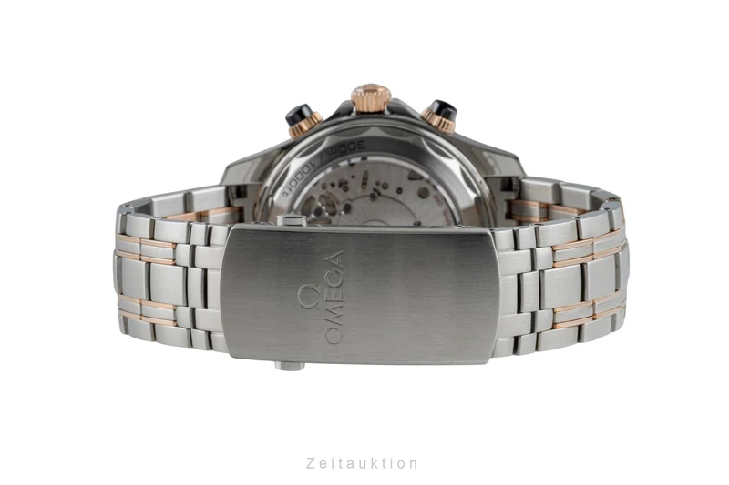 Omega Seamaster chronograph steel / gold automatic men's watch 210.20.44.51.01.001 LP: 17500EUR [2506393]