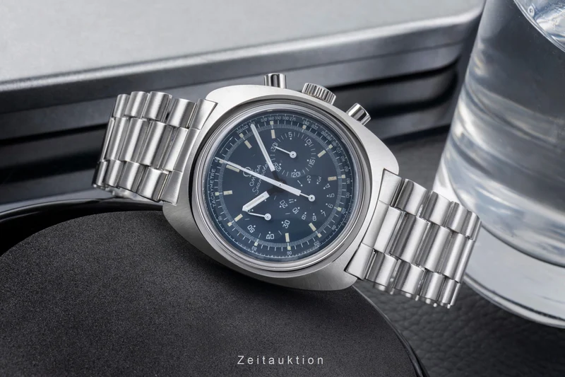 Omega Seamaster chronograph steel manual winding men's watch 145.029 Vintage [2505077]