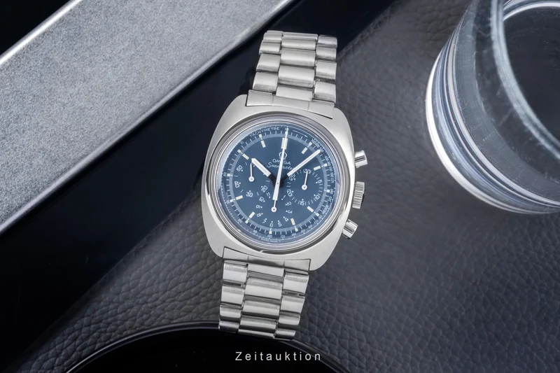 Omega Seamaster chronograph steel manual winding men's watch 145.029 Vintage [2505077]
