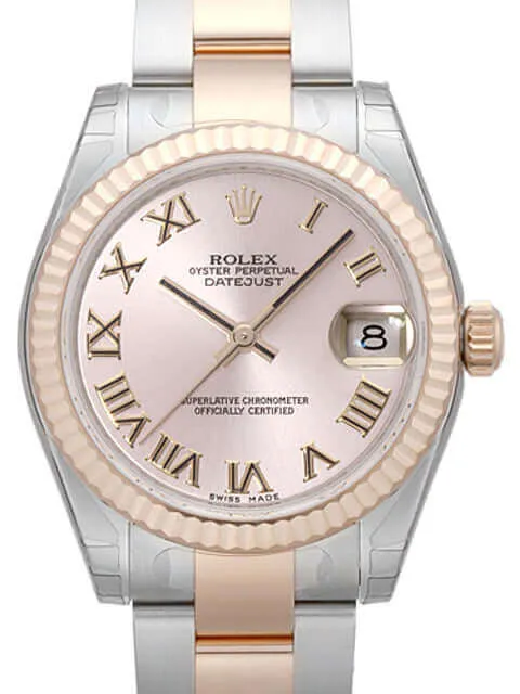 Rolex Datejust 31 Edelstahl Roségold 178271 Pink R