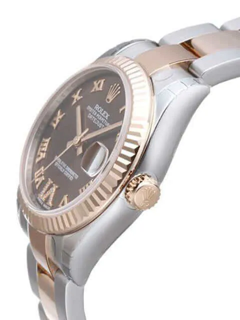 Rolex Datejust 31 Edelstahl Roségold 178271 Choco R DIA