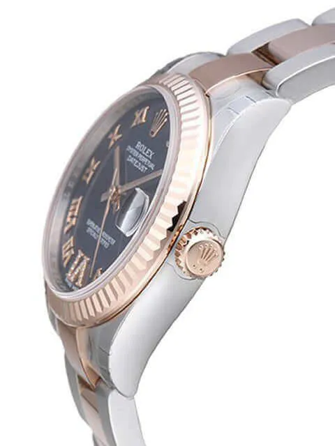 Rolex Datejust 31 Edelstahl Roségold 178271 Purple R DIA