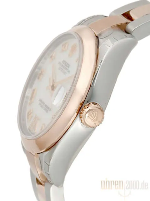 Rolex Datejust 31 Edelstahl Roségold 178241 Perlmutt R DIA