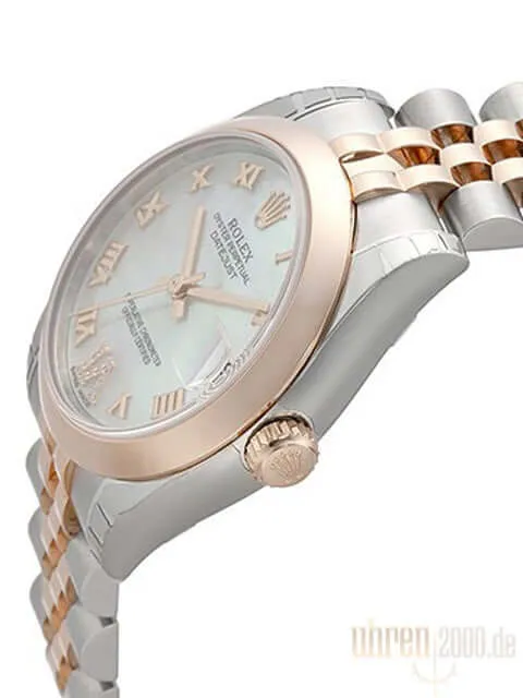 Rolex Datejust 31 Edelstahl Roségold 178241 Perlmutt Römisch DIA Jubilé-Band