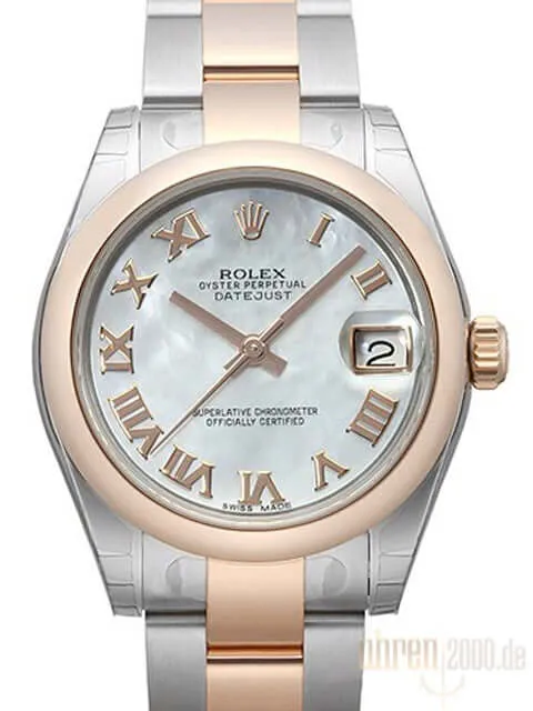 Rolex Datejust 31 Edelstahl Roségold 178241 Perlmutt R