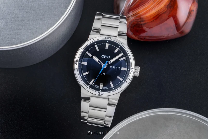 Oris TT1 steel automatic men's watch 01 735 7752 4154-07 8 24 08 [2505830]