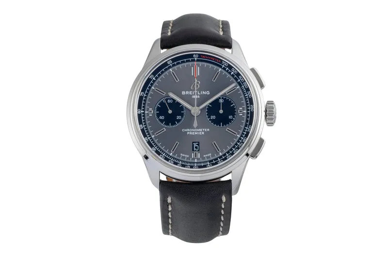 Breitling Premier chronograph steel automatic men's watch AB0118221B1P1 LP: 9050EUR [2505918]