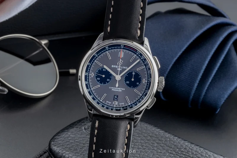 Breitling Premier chronograph steel automatic men's watch AB0118221B1P1 LP: 9050EUR [2505918]