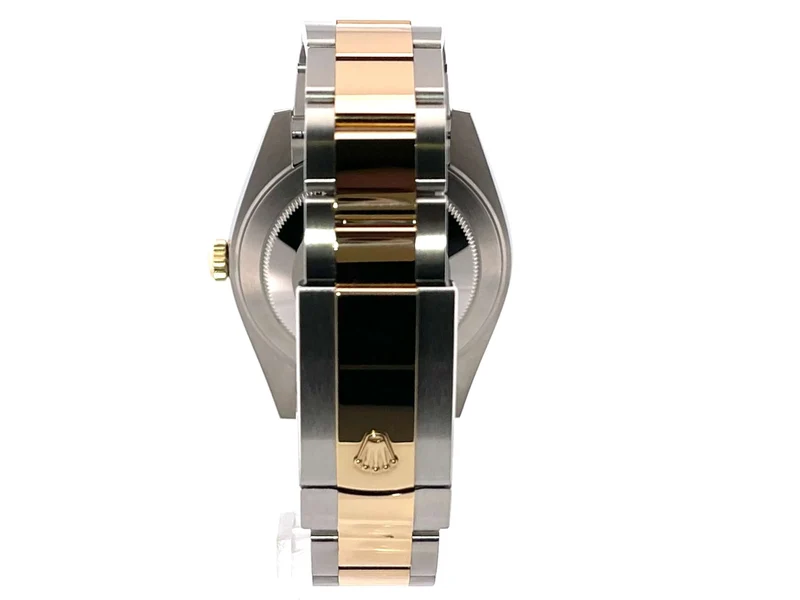 Rolex Datejust 41 Edelstahl Gelbgold 126333 Schwarz DIA Oyster-Band