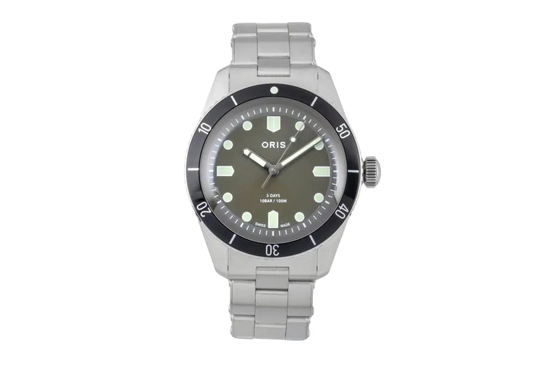 Oris Divers Sixty-Five steel automatic men's watch 01 400 7774 4087 LP: 3500EUR Limited [2505599]