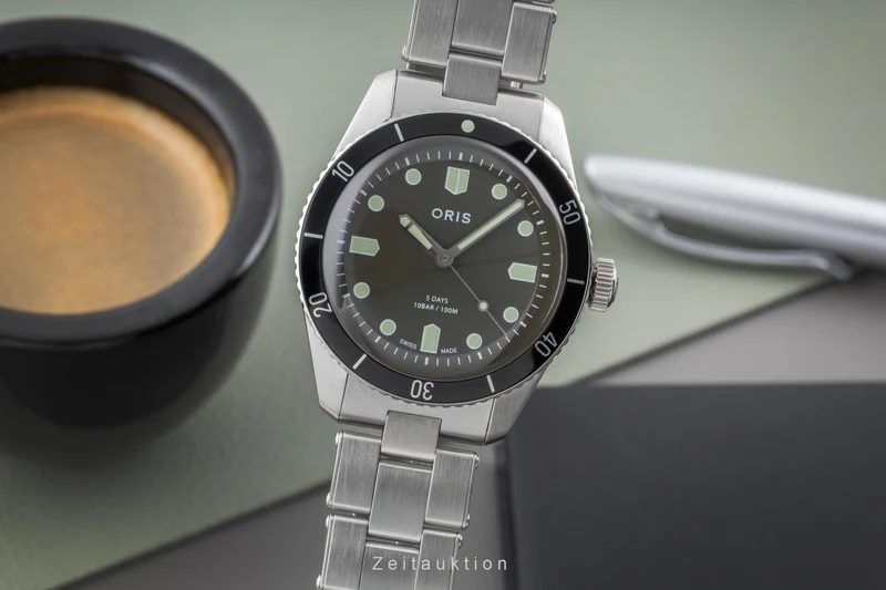 Oris Divers Sixty-Five steel automatic men's watch 01 400 7774 4087 LP: 3500EUR Limited [2505599]