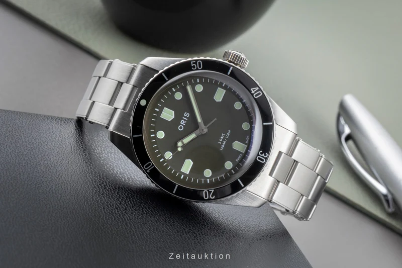 Oris Divers Sixty-Five steel automatic men's watch 01 400 7774 4087 LP: 3500EUR Limited [2505599]