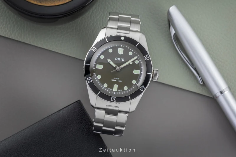 Oris Divers Sixty-Five steel automatic men's watch 01 400 7774 4087 LP: 3500EUR Limited [2505599]