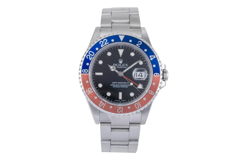 Rolex GMT-Master II steel automatic men's watch 16710T [2506295]