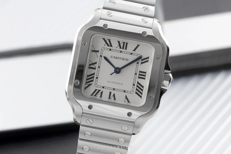 Cartier Santos steel automatic men's watch WSSA0029 [2506070]