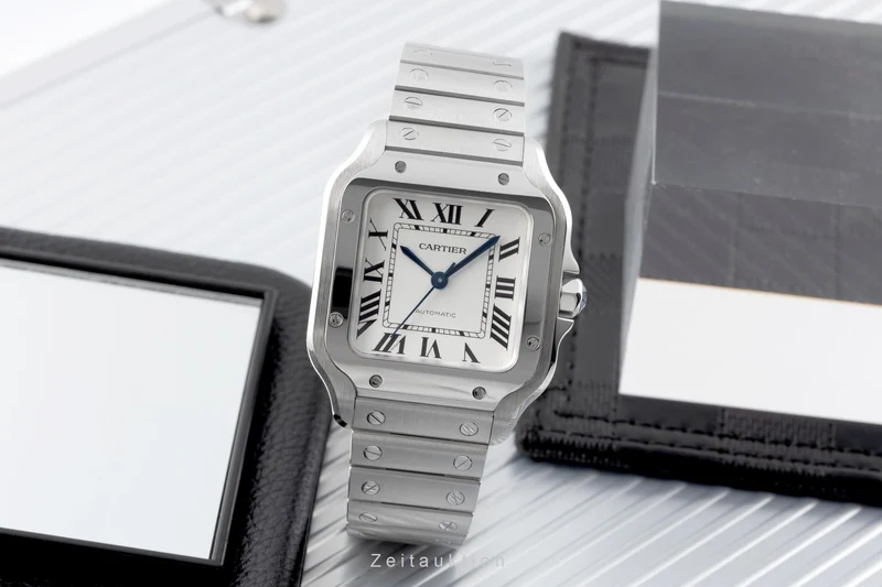 Cartier Santos steel automatic men's watch WSSA0029 [2506070]