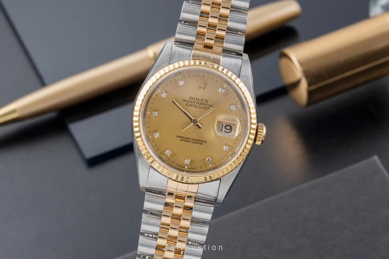 Rolex Datejust steel / gold automatic men's watch 16233 LP: 16300EUR [2506585]