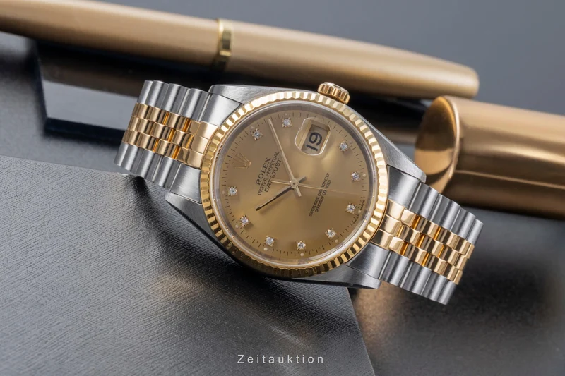 Rolex Datejust steel / gold automatic men's watch 16233 LP: 16300EUR [2506585]