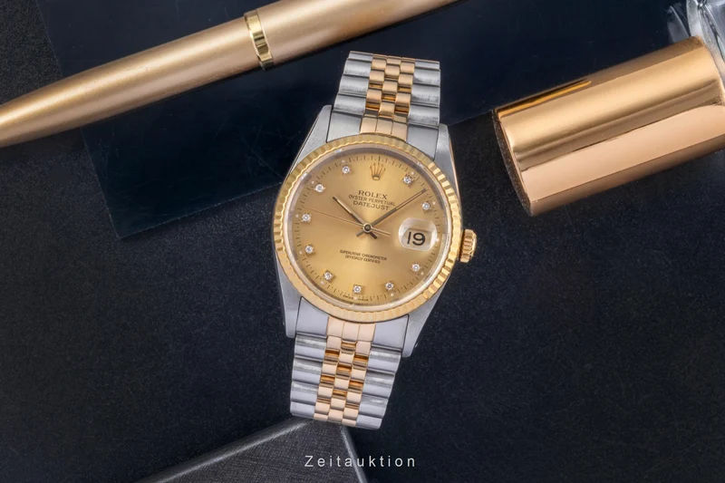 Rolex Datejust steel / gold automatic men's watch 16233 LP: 16300EUR [2506585]