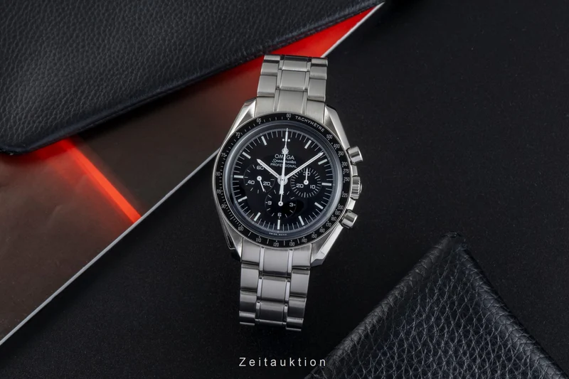 Omega Speedmaster Moonwatch chronograph steel manual winding men's watch 311.30.42.30.01.005 LP: 7600EUR [2506428]