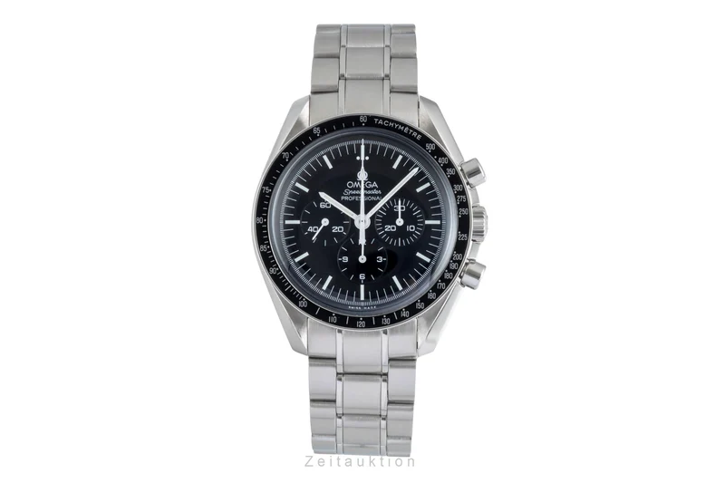 Omega Speedmaster Moonwatch chronograph steel manual winding men's watch 311.30.42.30.01.005 LP: 7600EUR [2506428]