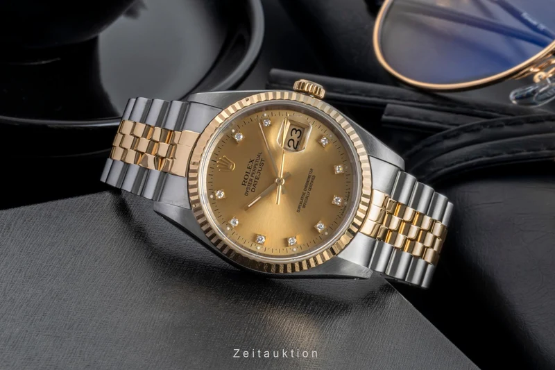 Rolex Datejust steel / gold automatic men's watch 16233 LP: 16300EUR [2506587]