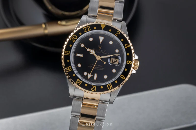 Rolex GMT-Master II steel / gold automatic men's watch 16713 [2505688]