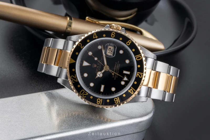 Rolex GMT-Master II steel / gold automatic men's watch 16713 [2505688]