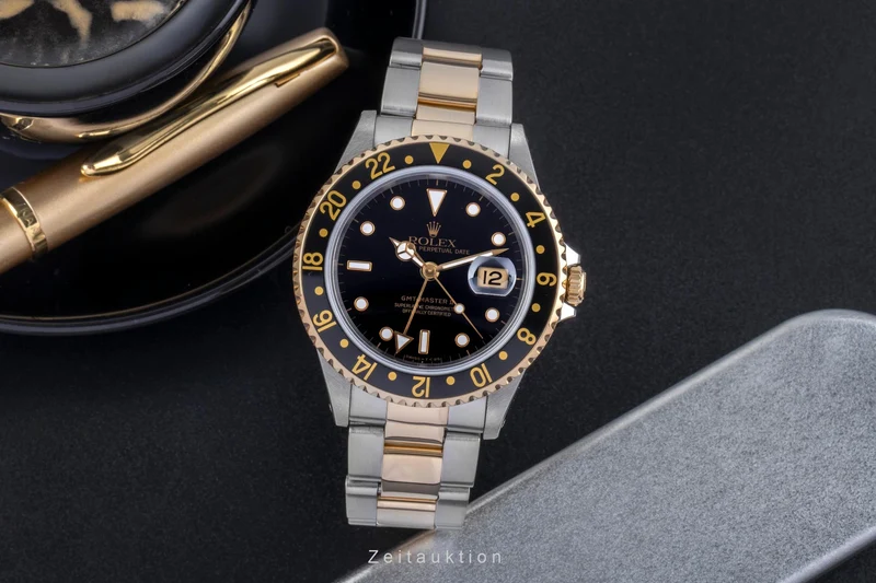 Rolex GMT-Master II steel / gold automatic men's watch 16713 [2505688]