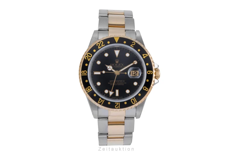 Rolex GMT-Master II steel / gold automatic men's watch 16713 [2505688]