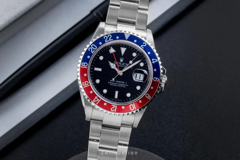 Rolex GMT-Master II steel automatic men's watch 16710 T [2506658]